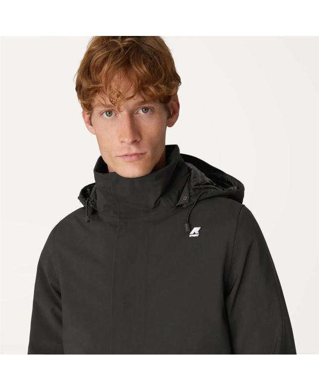 Spezial Madrid K-Way Thomal Bonded Padded Parka Black Pure