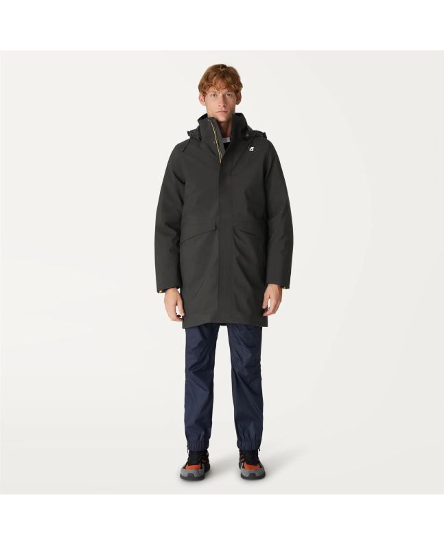 Spezial Madrid K-Way Thomal Bonded Padded Parka Black Pure