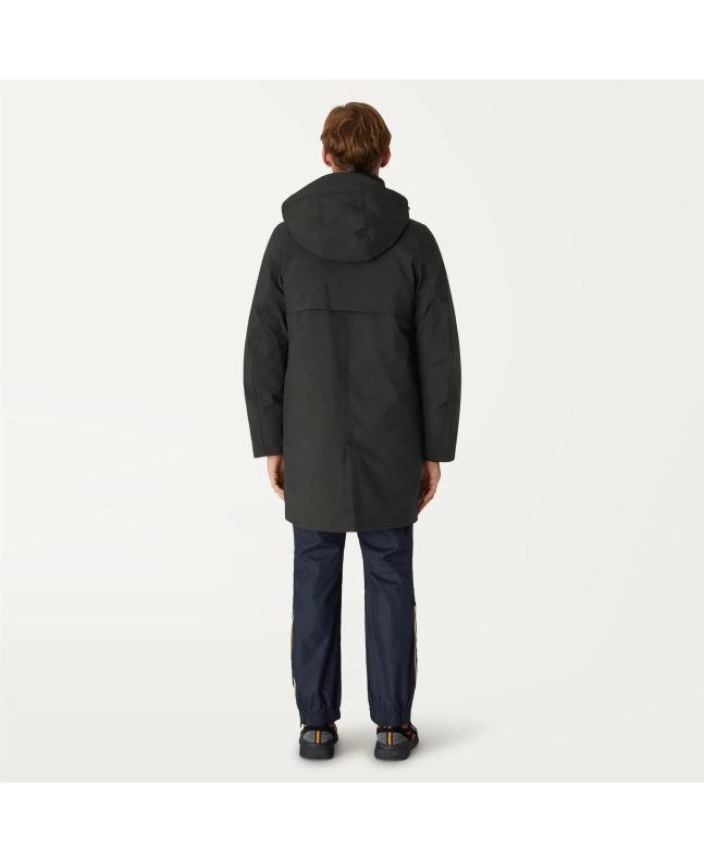 Spezial Madrid K-Way Thomal Bonded Padded Parka Black Pure