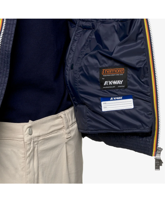 Spezial Madrid K-Way Valen Quilted Warm Vest Blue Depth