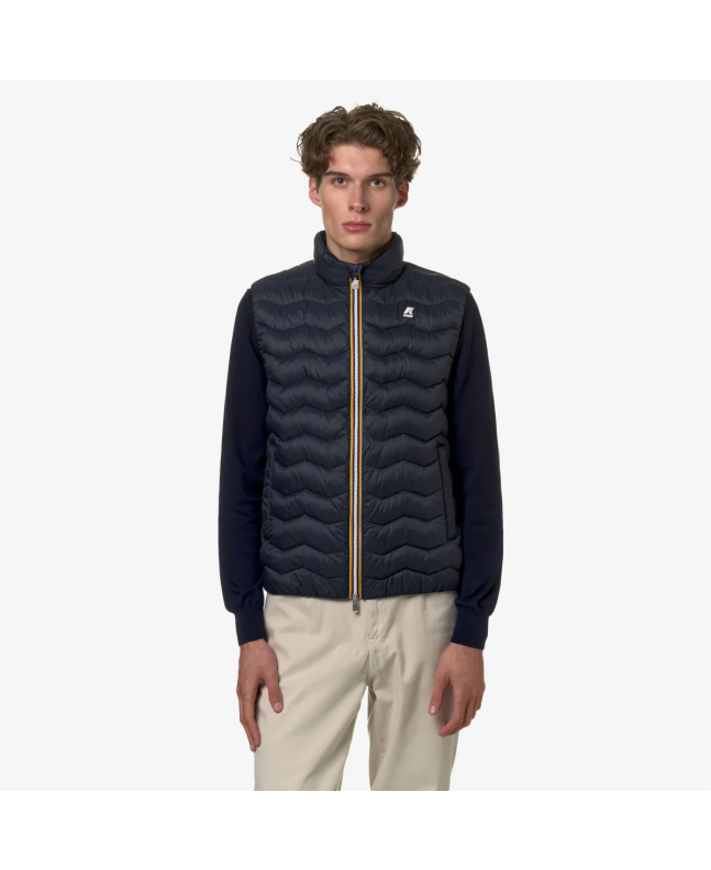 Spezial Madrid K-Way Valen Quilted Warm Vest Blue Depth