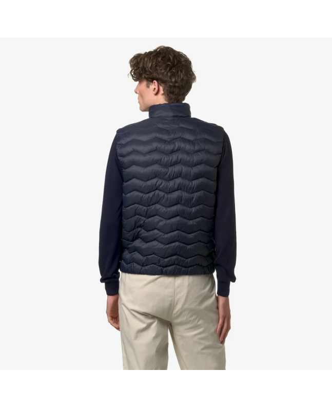 Spezial Madrid K-Way Valen Quilted Warm Vest Blue Depth