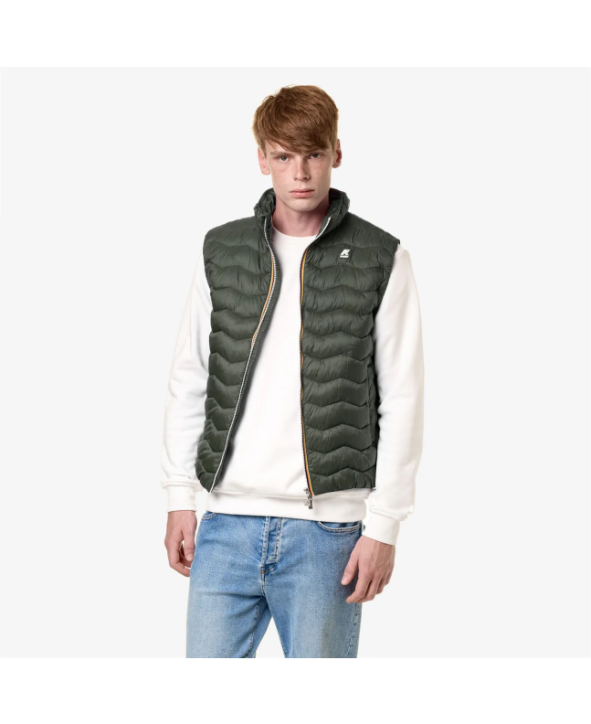 Spezial Madrid K-Way Valen Quilted Warm Vest Green Blackfish