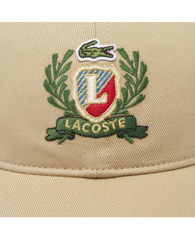 Spezial Madrid Lacoste Adjustable Embroidered Twill Cap Beige