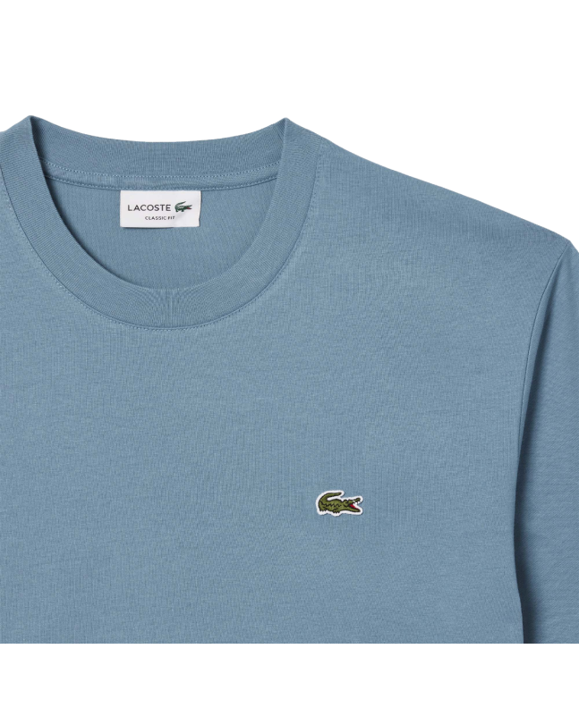 Spezial Madrid Lacoste Classic Fit Cotton Knit Tee Blue