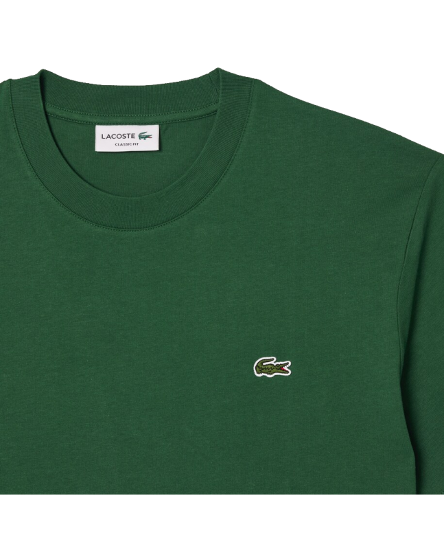 Spezial Madrid Lacoste Classic Fit Cotton Knit Tee Green