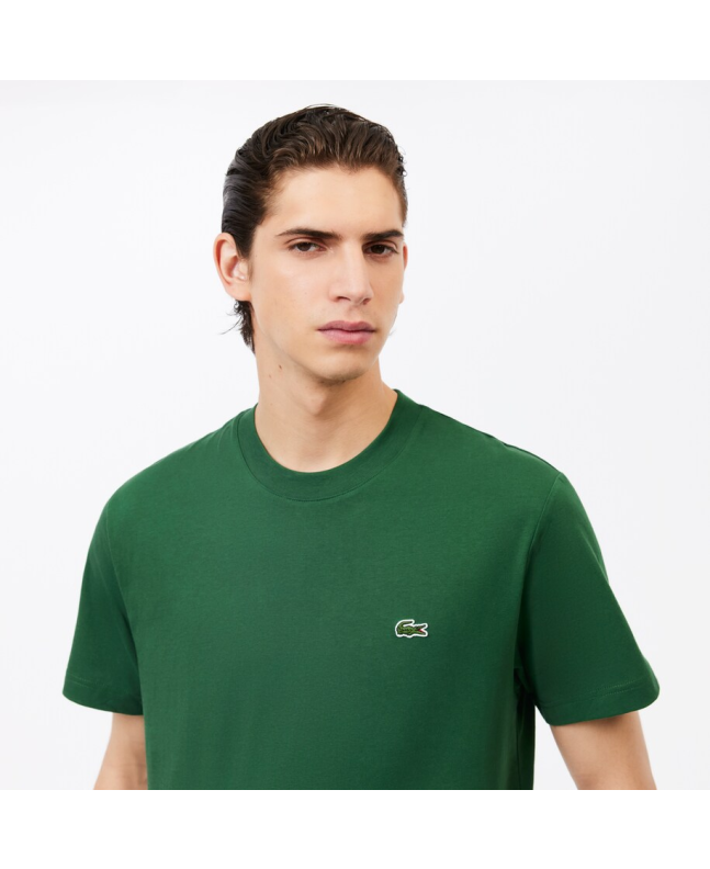Spezial Madrid Lacoste Classic Fit Cotton Knit Tee Green