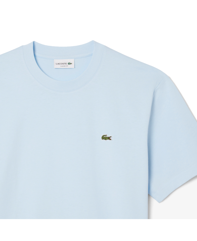 Spezial Madrid Lacoste Classic Fit Cotton Knit Tee Light Blue