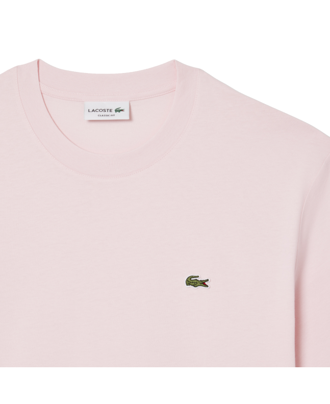 Spezial Madrid Lacoste Classic Fit Cotton Knit Tee Light Pink