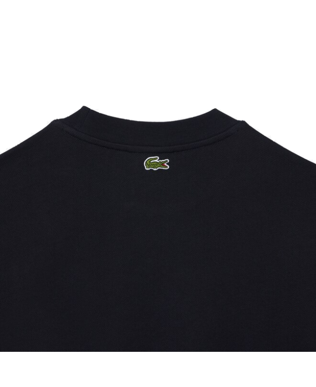Spezial Madrid Lacoste Classic Fit Jogger Crocodile Print Sweatshirt Navy Blue