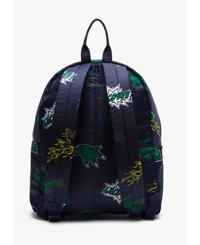 Spezial Madrid Lacoste Holiday Backpack Comic Print Navy