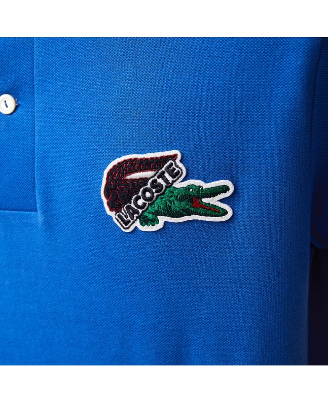 Spezial Madrid Lacoste Holiday Polo Shirt Organic Cotton Piqué Blue