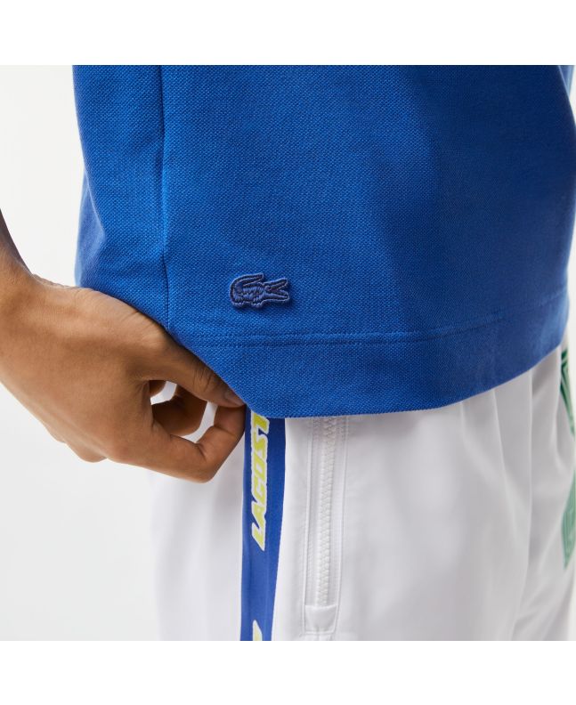 Spezial Madrid Lacoste Holiday Polo Shirt Organic Cotton Piqué Blue