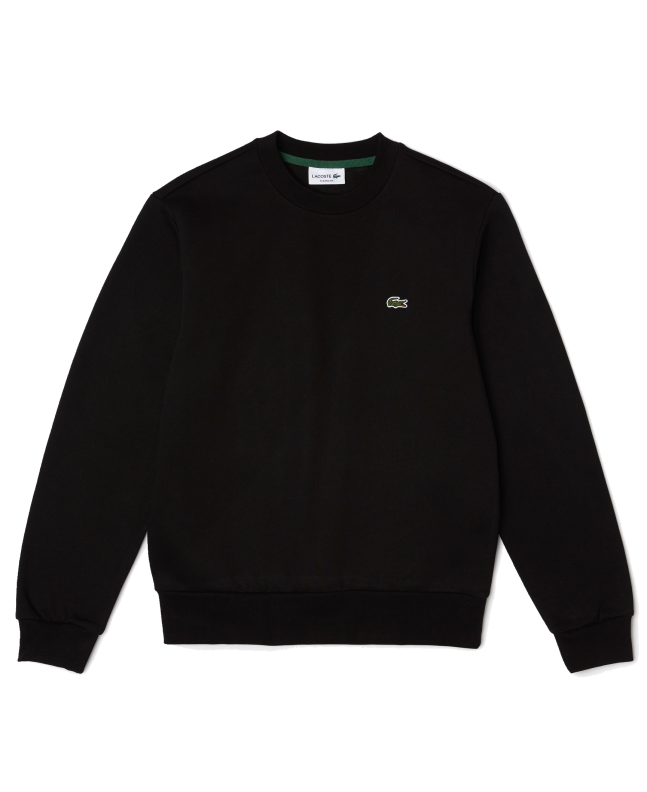 spezial madrid Lacoste Jogger Organic Cotton Sweatshirt Black