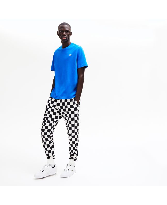 Spezial Madrid Lacoste Live Back Print Cotton Tee Blue & White