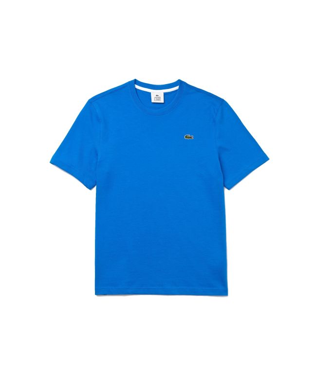 spezial madrid Lacoste Live Back Print Cotton Tee Blue & White