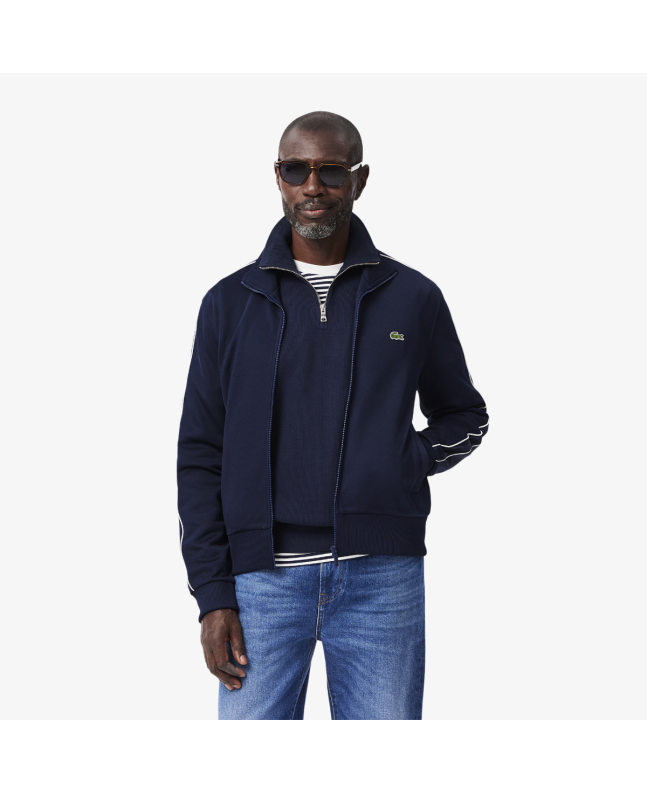 Spezial Madrid Lacoste Original Paris Pique Track Jacket Navy Blue
