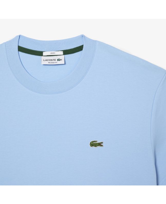 Spezial Madrid Lacoste Round Neck Unisex Organic Cotton Tee Blue