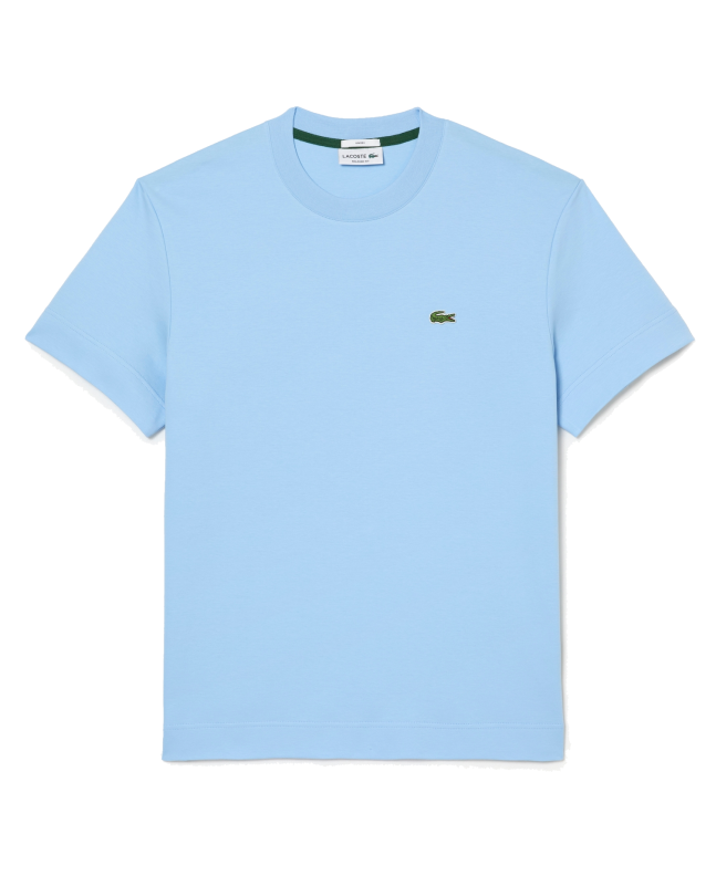 spezial madrid Lacoste Round Neck Unisex Organic Cotton Tee Blue