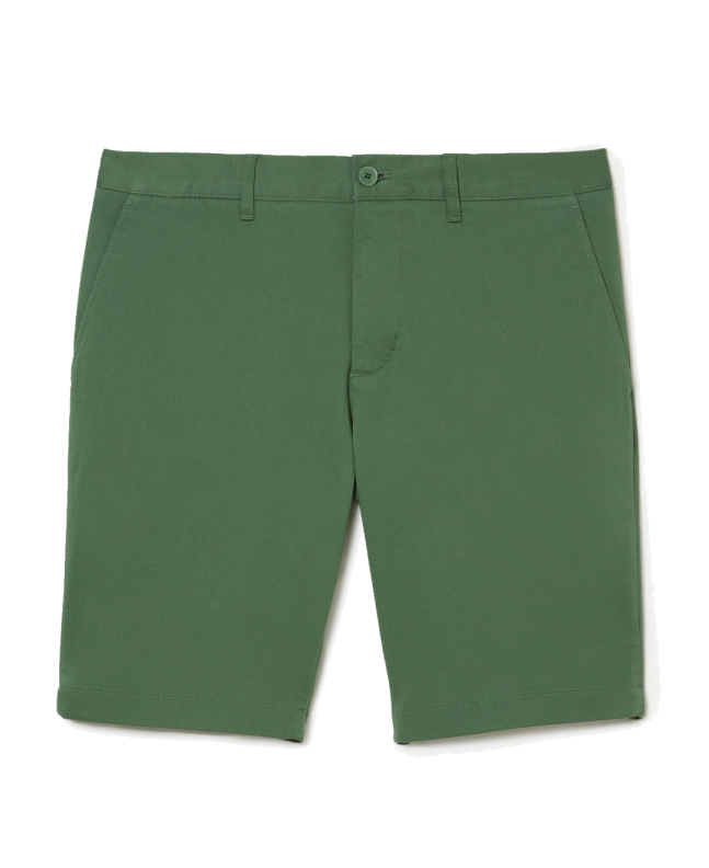 spezial madrid Lacoste Slim Fit Stretch Cotton Bermuda Shorts Green