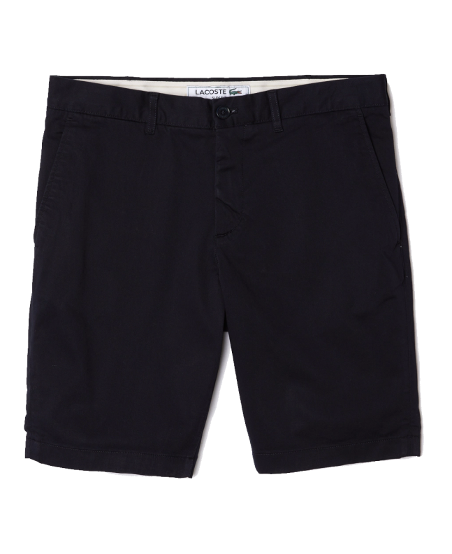 spezial madrid Lacoste Slim Fit Stretch Cotton Bermuda Shorts Navy