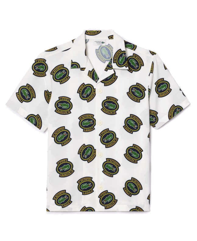 spezial madrid Lacoste Ultra Dry Short Sleeve Golf Shirt White