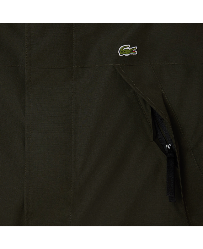 Spezial Madrid Lacoste Waterproof Padded Parka Khaki Green