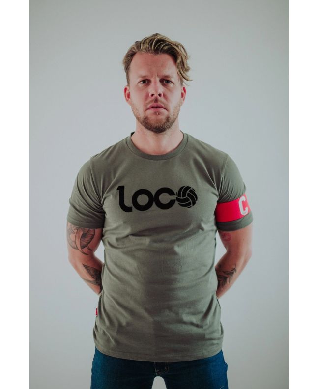 spezial madrid Loco Esencia "Capitano" Tee Army & Black