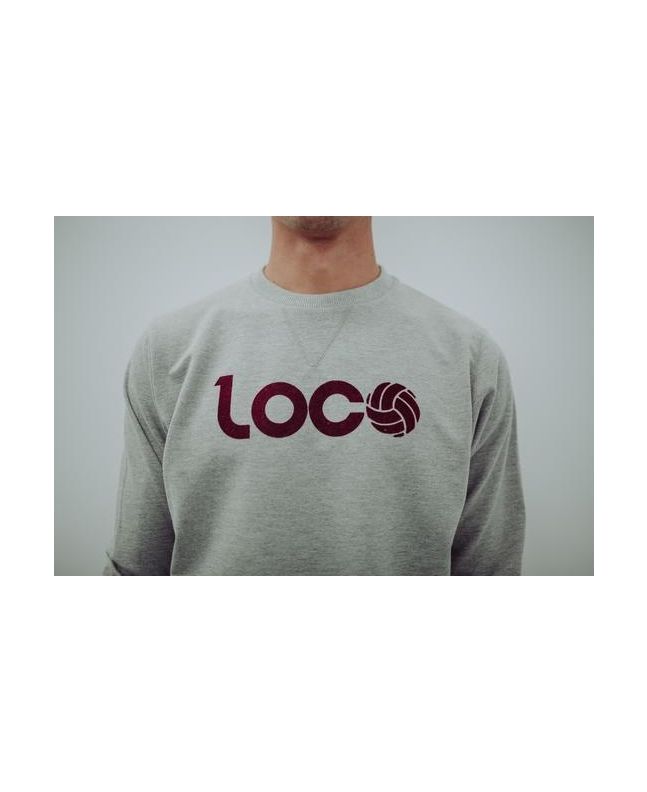 Spezial Madrid Loco Esencia Sweatshirt Grey & Burgundy