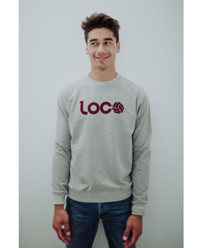 spezial madrid Loco Esencia Sweatshirt Grey & Burgundy