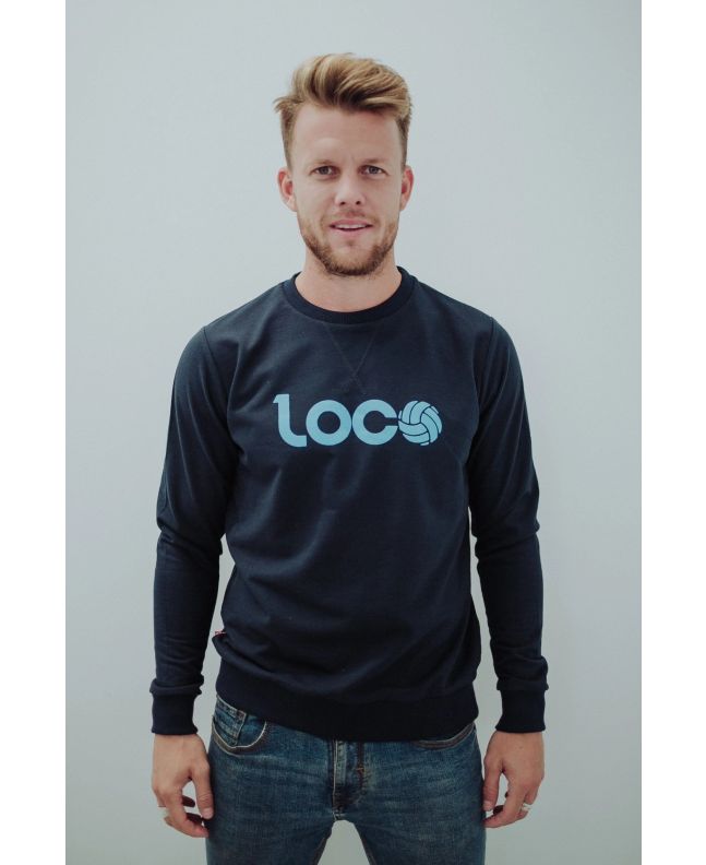 Spezial Madrid Loco Esencia Sweatshirt Navy & Light Blue
