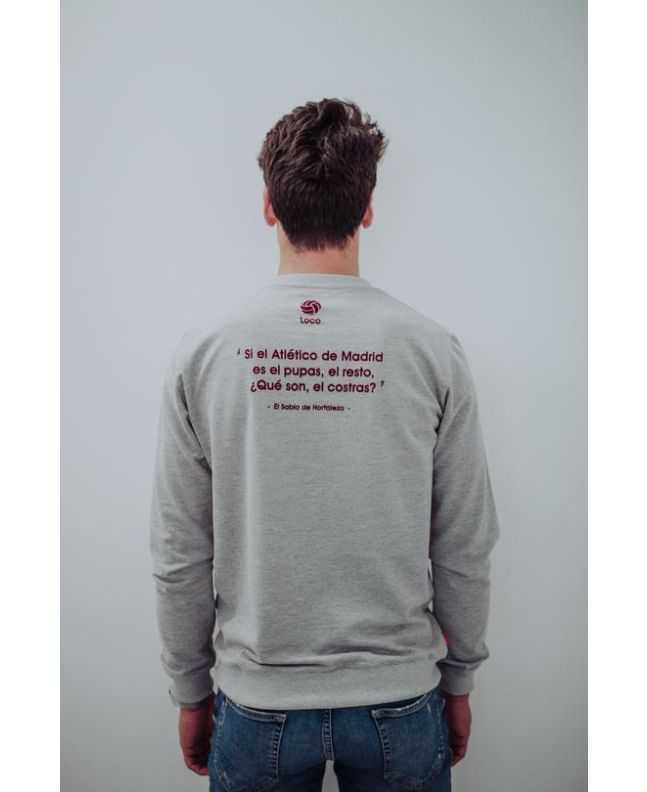 Spezial Madrid Loco Legend "El Sabio De Hortaleza" Sweatshirt Grey