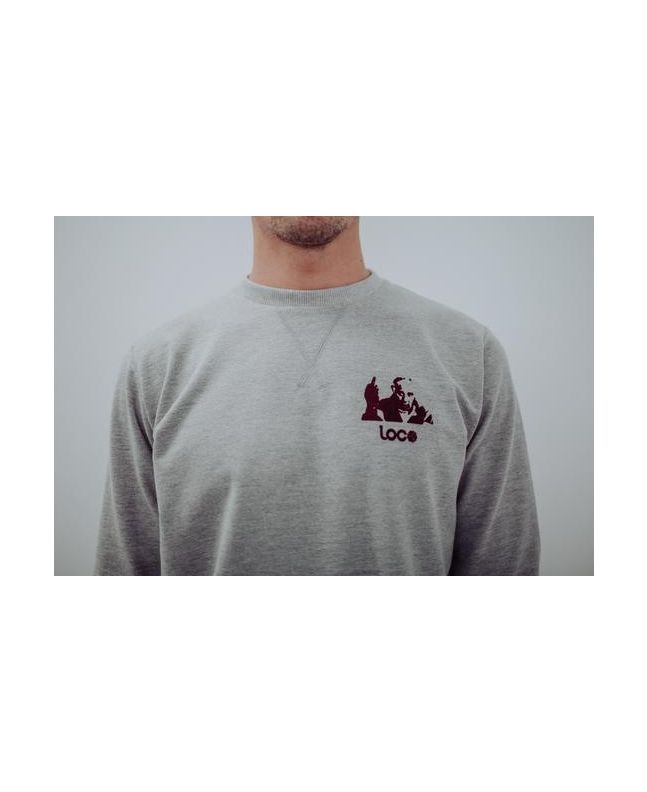 Spezial Madrid Loco Legend "El Sabio De Hortaleza" Sweatshirt Grey