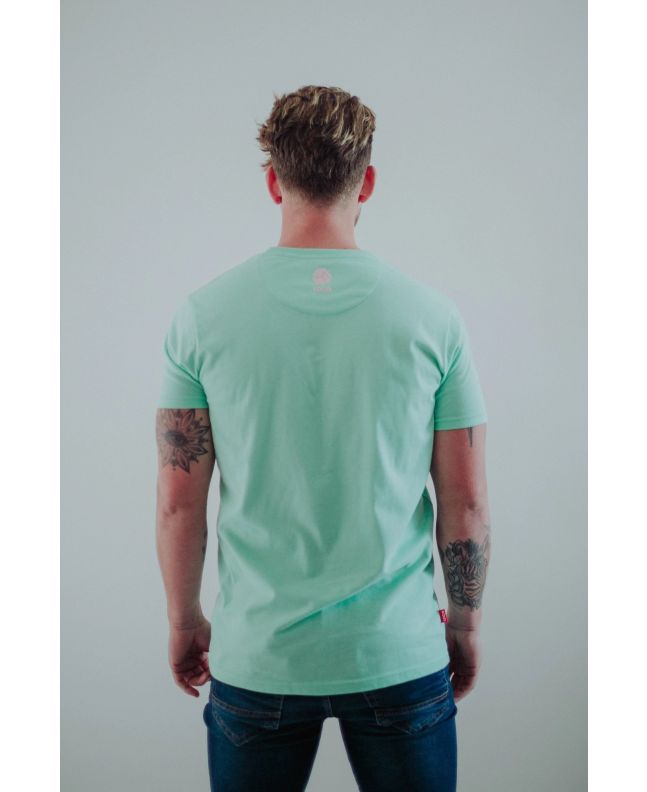 Spezial Madrid Loco Mediterráneo Tee Mint Green & Pink