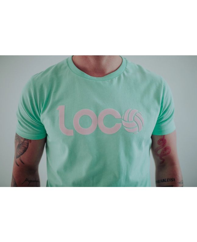 Spezial Madrid Loco Mediterráneo Tee Mint Green & Pink
