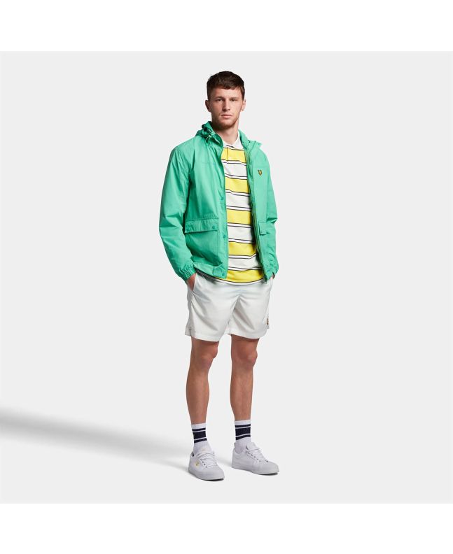 Spezial Madrid Lyle & Scott Broad Stripe Polo Shirt Sunshine Yellow