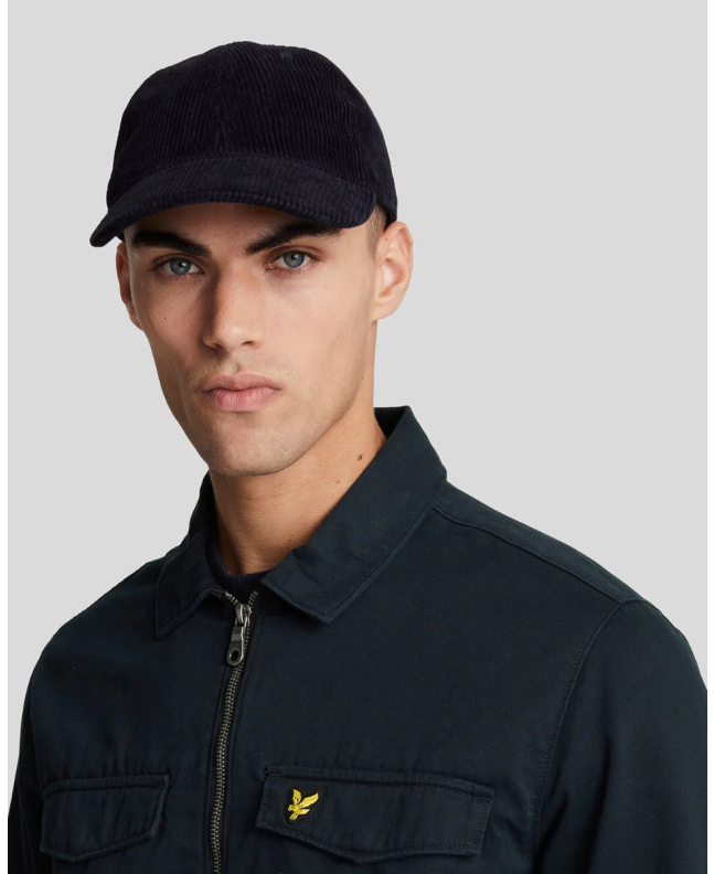 Spezial Madrid Lyle & Scott Cotton Overshirt Dark Navy