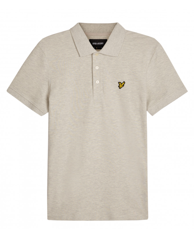 spezial madrid Lyle & Scott Cotton Polo Shirt Light Mist