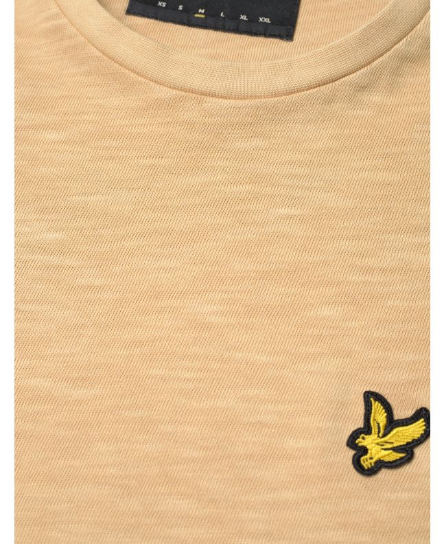 Spezial Madrid Lyle & Scott Cotton Slub Tee Gold Haze