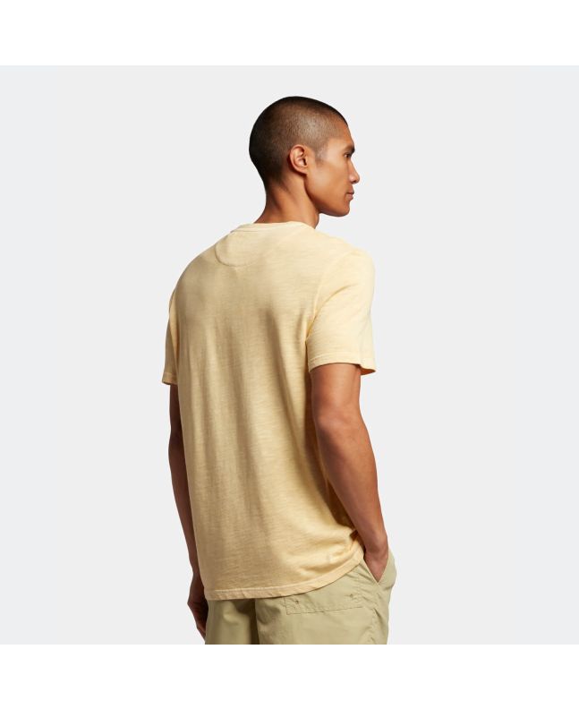 Spezial Madrid Lyle & Scott Cotton Slub Tee Gold Haze