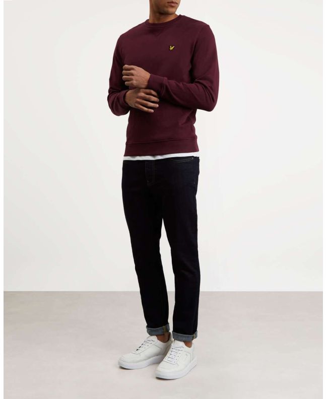 Spezial Madrid Lyle & Scott Crew Neck Sweatshirt Burgundy