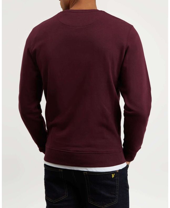 Spezial Madrid Lyle & Scott Crew Neck Sweatshirt Burgundy
