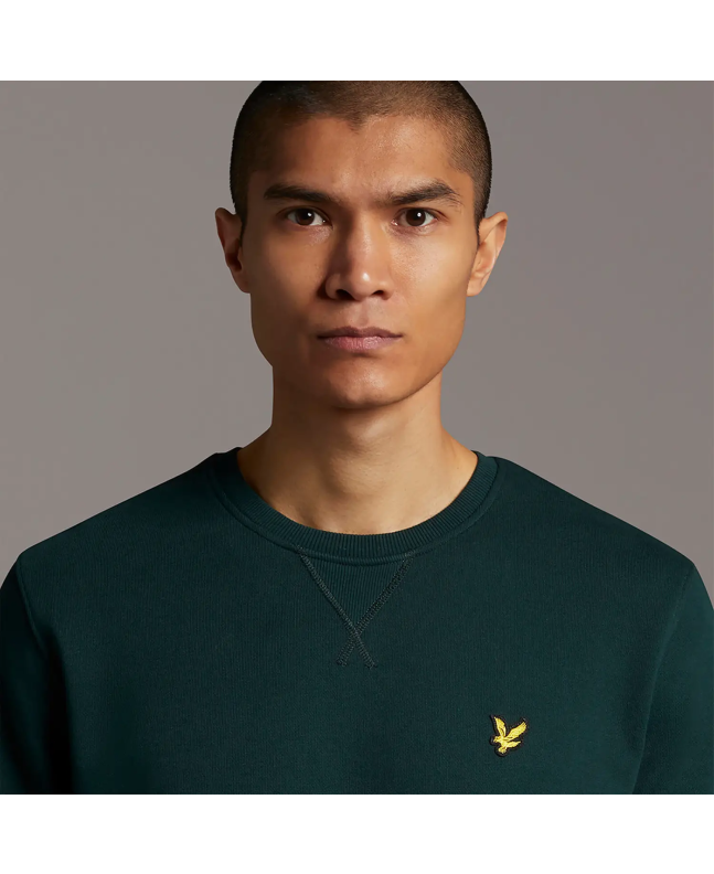 Spezial Madrid Lyle & Scott Crew Neck Sweatshirt Dark Green