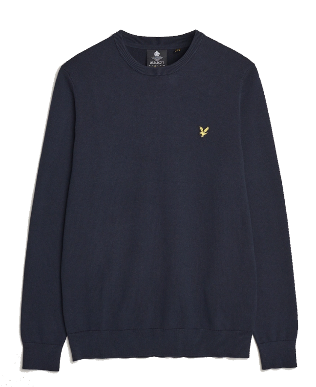 spezial madrid Lyle & Scott Crew Neck Sweatshirt Dark Navy