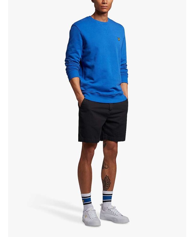 Spezial Madrid Lyle & Scott Crew Neck Sweatshirt Electric Cobalt