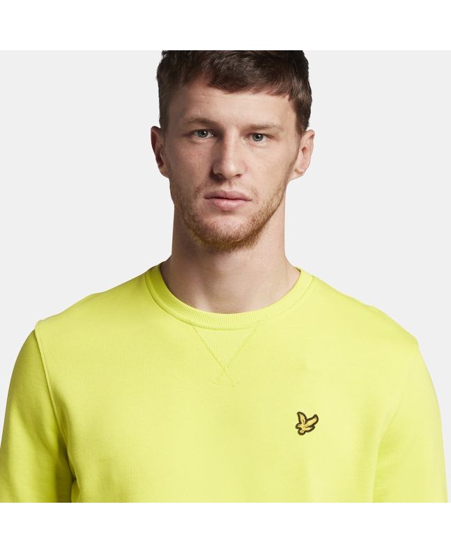 Spezial Madrid Lyle & Scott Crew Neck Sweatshirt Electric Yellow