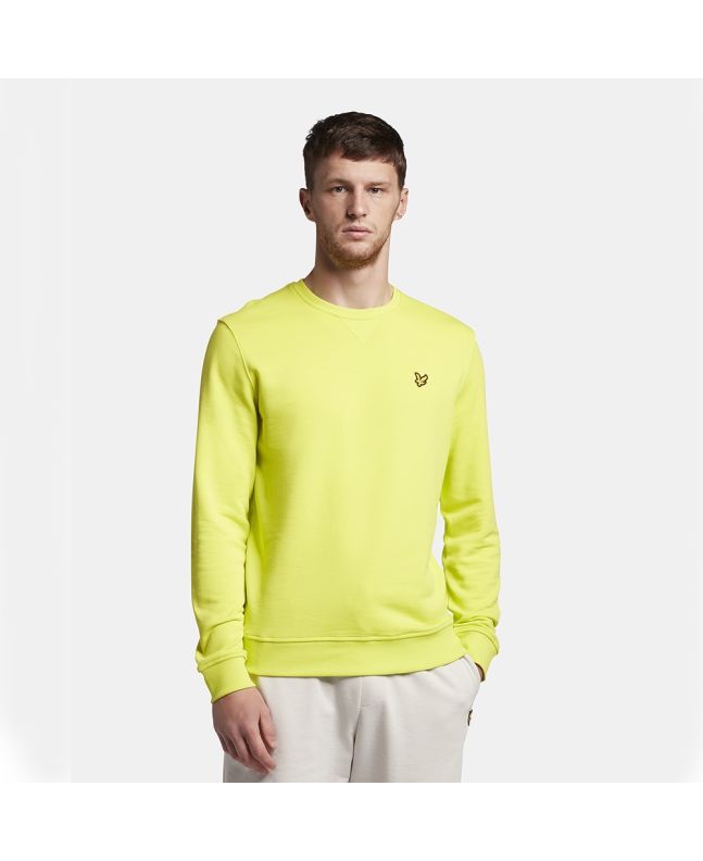 Spezial Madrid Lyle & Scott Crew Neck Sweatshirt Electric Yellow