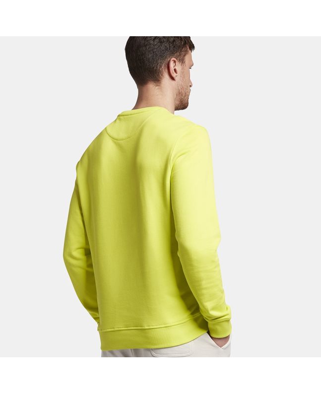 Spezial Madrid Lyle & Scott Crew Neck Sweatshirt Electric Yellow