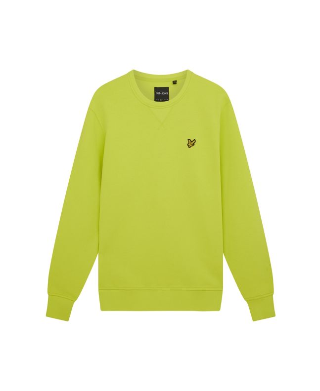spezial madrid Lyle & Scott Crew Neck Sweatshirt Electric Yellow