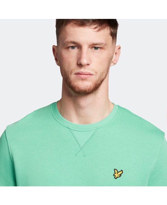 Spezial Madrid Lyle & Scott Crew Neck Sweatshirt Green Glaze